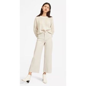 Everlane The Lightweight Wide Leg Crop Chino Pants / 2